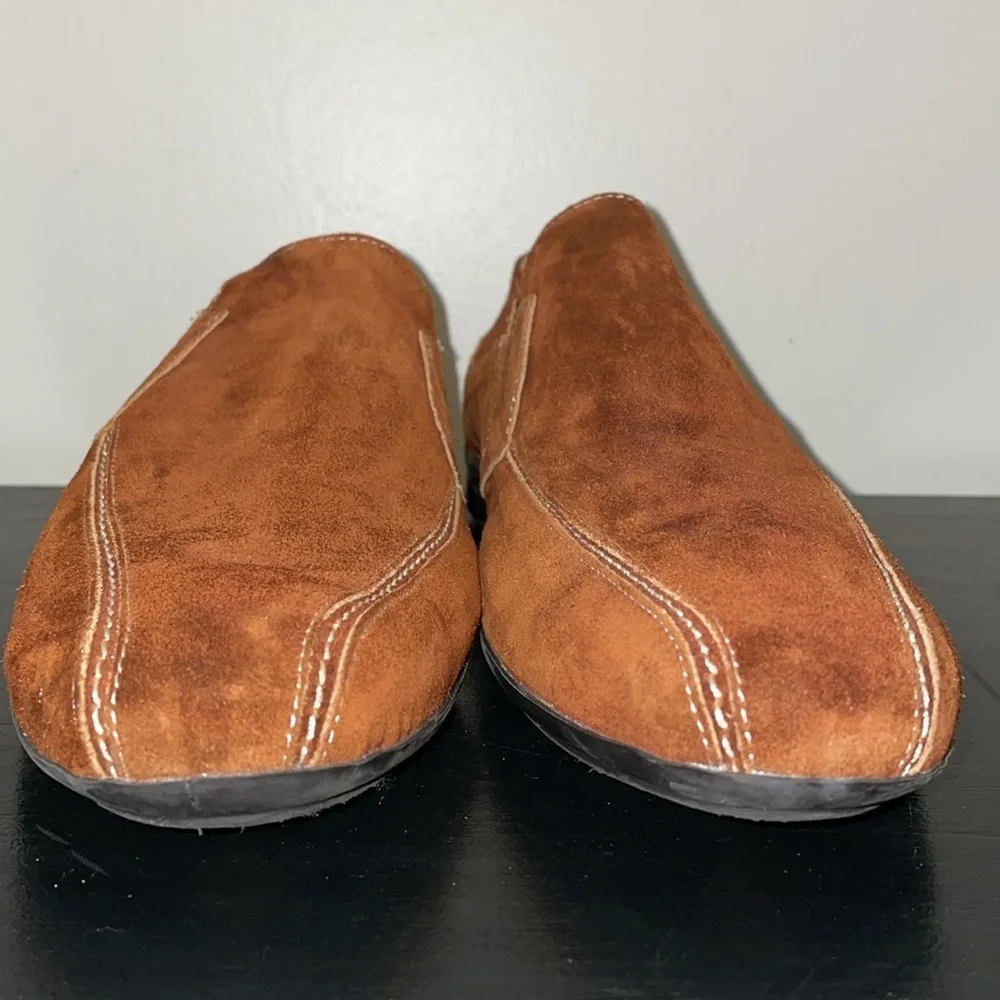 Bacco‎ Bucci Vero Cuoio Suede Slip Ons.  Made in Italy.  Size 13. - Picture 5 of 14